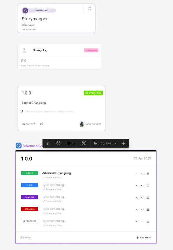 Figma的Widget又多了好多有趣的东西啊！！有Excalidraw可以手绘原型或涂鸦（图1）有很多各式各样的to do任务单（图2）有很多好玩的小游戏（图3）还可以在里面coding（图4）还可以写更新日志（图5）以及一些可可爱爱的小标记（图6）甚至可以贴入推特动态（图7）另外还发现了个统计评分的小工具（图8）在哪里找到Widget呢？只要在顶部的工具栏里找到图9所示的这个按钮，然后再选择“Widgets”就可以啦