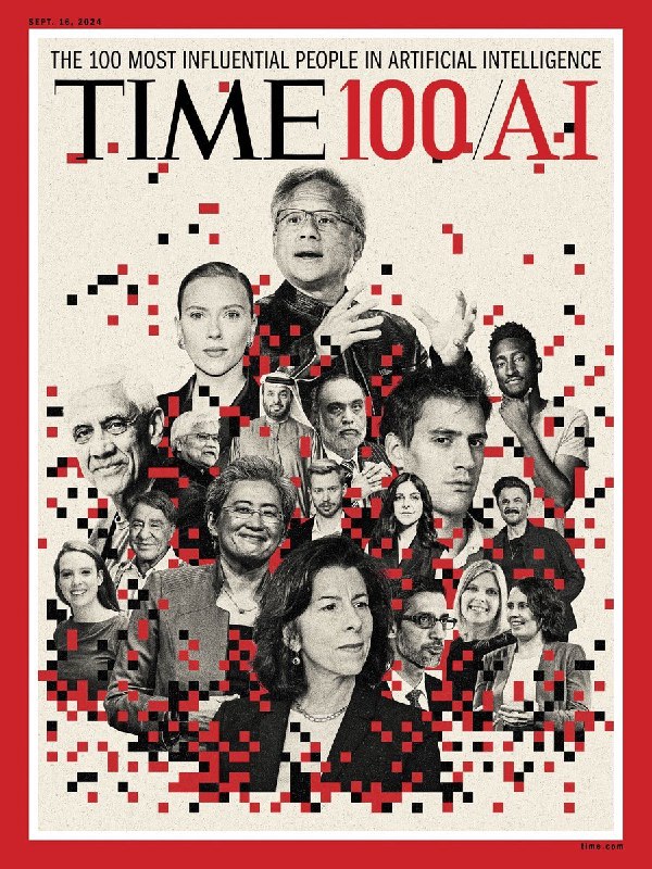 时代周刊发布人工智能时代最具影响力的100个人分成领导者、创新者、思想家、塑造者几个部分