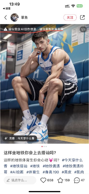 小红书竟然能识别ai绘图？ #大产品小细节