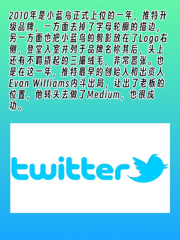 推特小蓝鸟的一生