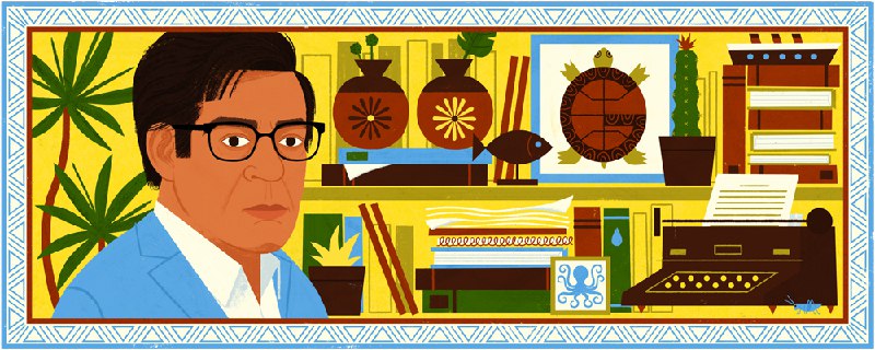 José Emilio Pacheco’s 79th Birthday Doodle - Google Doodles