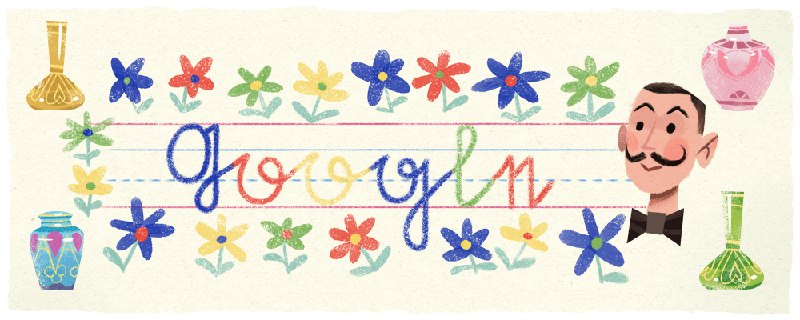 Ludwig Sütterlin's 153rd Birthday Doodle - Google Doodles