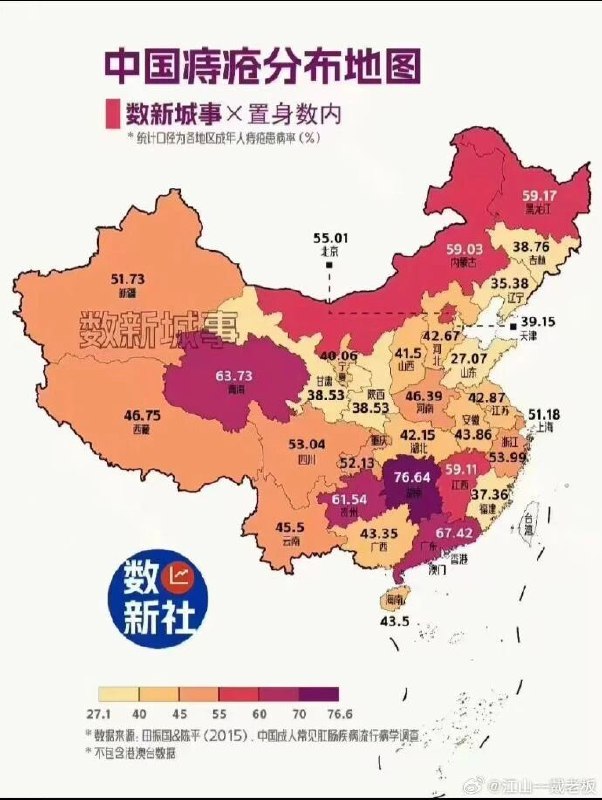 东南西北中，好腚在山东by @听松眠  #无用但有趣的冷知识