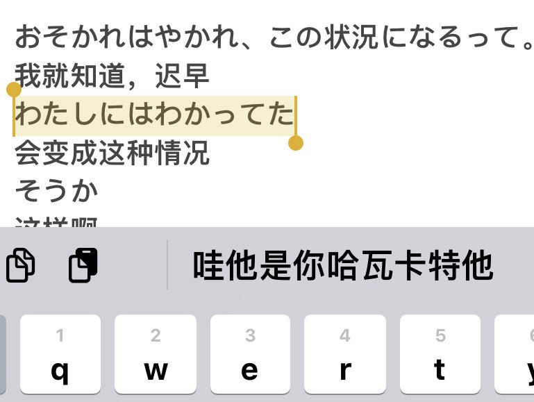 笑死🤣神经病吧苹果输入法竟然会根据选择框内的日语在备选框里生成音译的中文哈哈哈哈哈哈哈哈哈！ #大产品小细节
